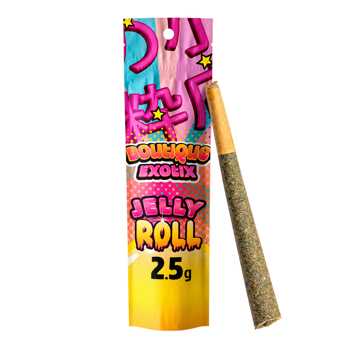 BOUTIQUE EXOTICS - JELLY ROLL - 2.5G PRE-ROLL
